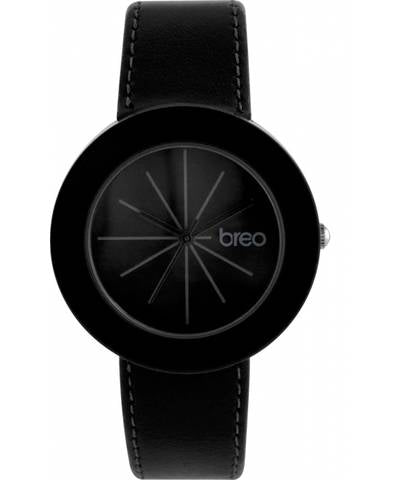 Breo Lima Black dameur med hvid urrem