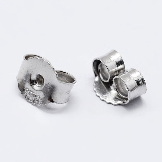 Bagmekanik sterling sølv 6x3 mm - Urma.dk