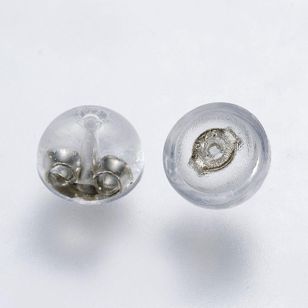 Bagmekanik sterling sølv i plastik 5,5x4 mm - Urma.dk