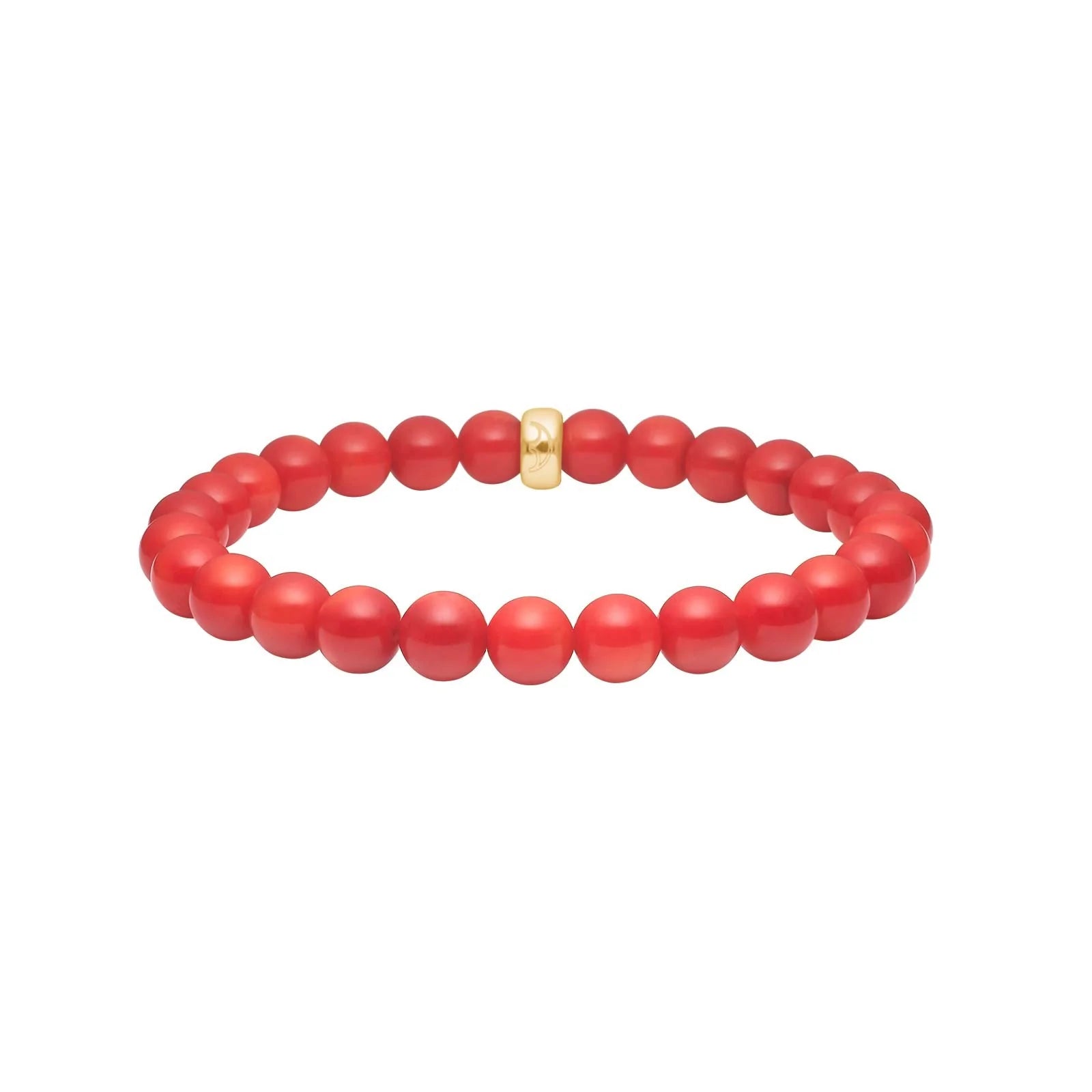 Bamboo coral 7mm armbånd - Urma.dk