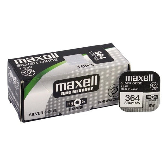 Batteri Maxell SR621SW / 364 - 1,55V - Urma.dk