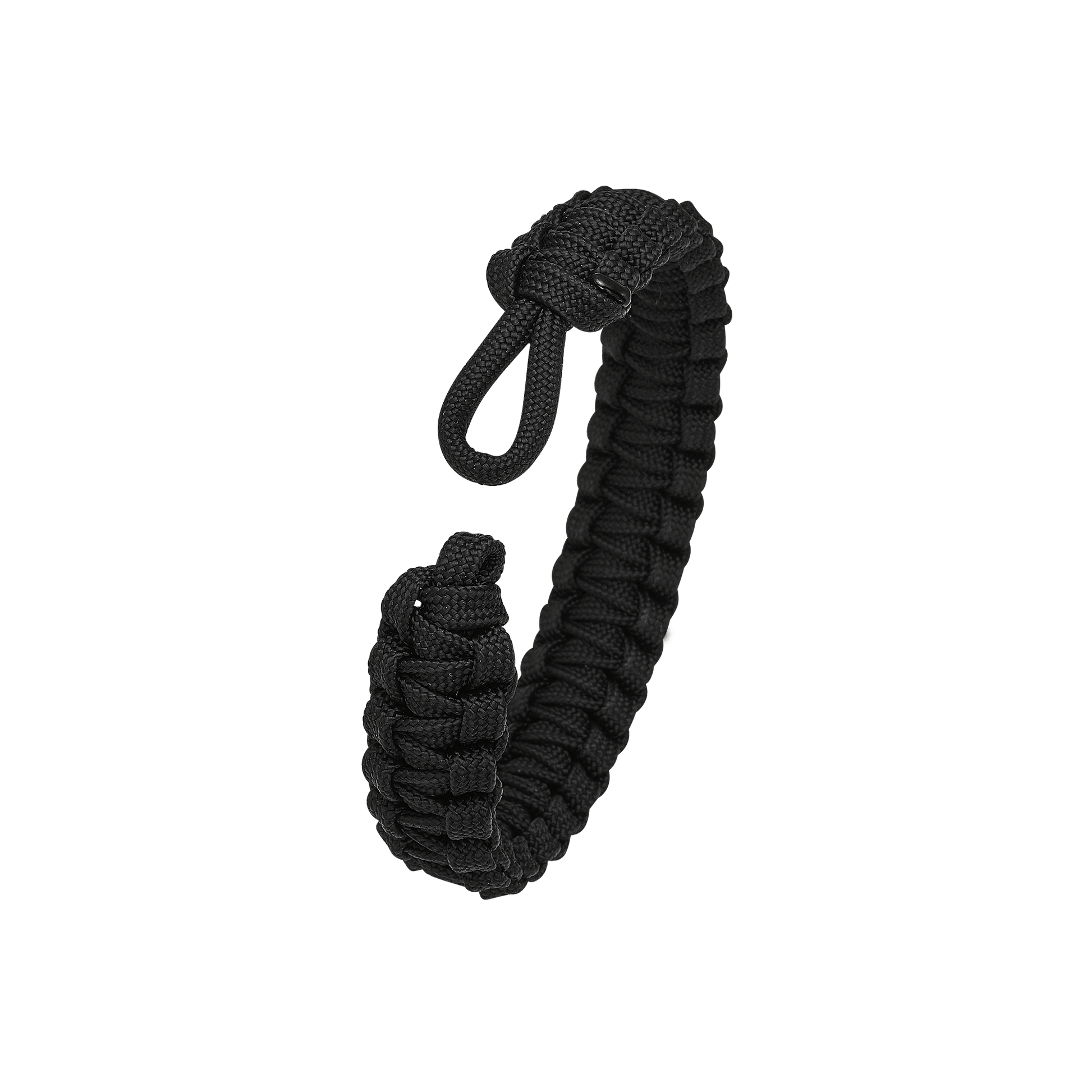 Black FSTS bracelet, 21 cm