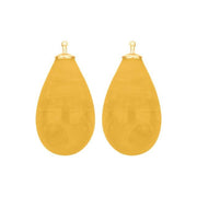 Bøhmisk kvartsglas dråbe farve66 m/fg sølv - par - Urma.dk