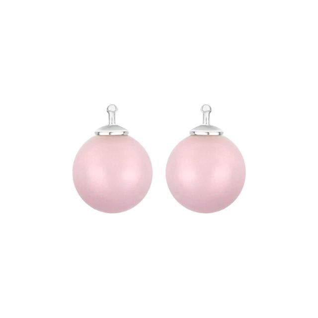 Bøhmisk kvartsglas kugle 12mm m/rh sølv - Urma.dk