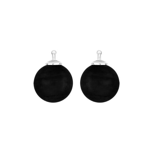 Bøhmisk kvartsglas kugle 12mm m/rh sølv - Urma.dk