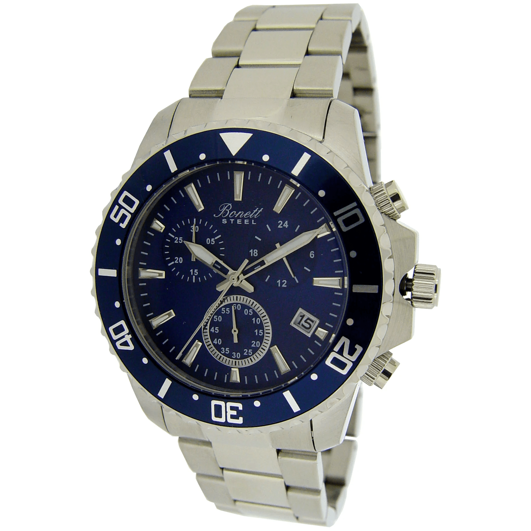 Bonett 10ATM chronograph Ø44mm 1486SB - Urma.dk