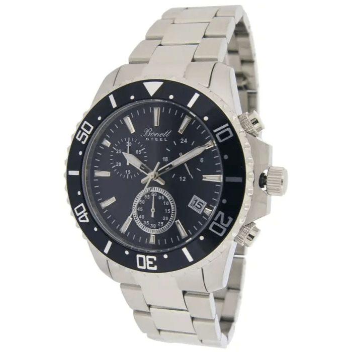 Bonett 10ATM chronograph Ø44mm 1486SS - Urma.dk