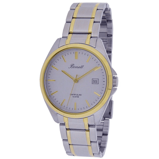 Bonett 10ATM Safir glas m/dato Ø36mm 1512BS - Urma.dk