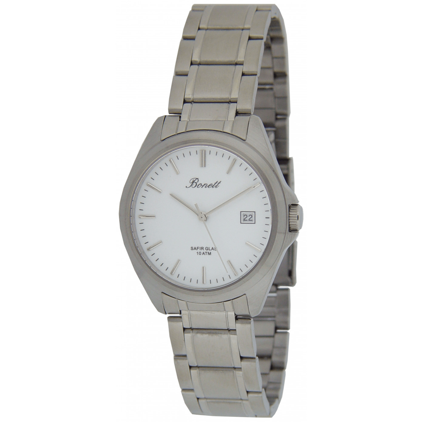 Bonett 10ATM Safir glas m/dato Ø36mm 1512HVS - Urma.dk