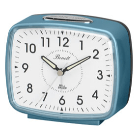 Bonett H:10,5cm B:12cm Glidende sek. viser, Lys, Snooze, KLOKKE BA905B - Urma.dk