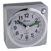 Bonett H6:cm B:6cm Glidende sek. viser, Lys, Snooze, BIB (æske m/12stk) T0703 - Urma.dk