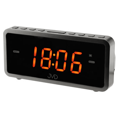 Bonett H:7,5cm B:16cm, 220V, 12 eller 24 timers visning, Lyssensor, Snooze, Vibration, BIB SB701.1 - Urma.dk