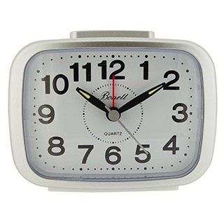 Bonett H:8,5cm B:11,5cm Glidende sek. viser, Lys, KLOKKE/BIB TB208 - Urma.dk