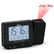 Bonett H:8,5cm B:13,5cm 220V, Projekter, radiostyret, Lys, Snooze, Stigende alarm, BIB 1884  - Urma.dk