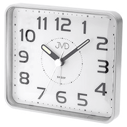 Bonett H:9,5cm B:10,5cm Glidende sek. viser, Lys, Snooze, Stigende alarm, BIB SRP882.3 - Urma.dk