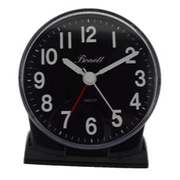 Bonett H:9cm B:8cm Glidende sek. viser, Snooze, Lys, BIB TB567S - Urma.dk
