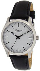 Bonett herre armbåndsur med sort læderrem - 37 mm - Urma.dk