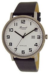 Bonett herreur med i titanium med rem - 40 mm - Urma.dk