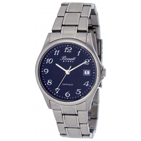 Bonett Safir glas med dato Ø36mm 836ST - Urma.dk