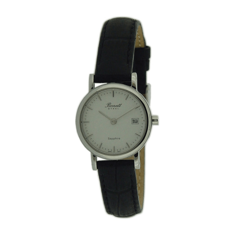 Bonett Safir glas og dato Ø24mm 1269SS - Urma.dk