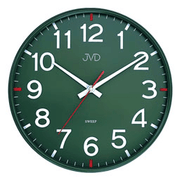 Bonett Vægure Ø30cm Glidende sek viser, plastik, Grøn HX2508.3 - Urma.dk