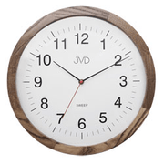 Bonett Vægure Ø32cm, Træ, Glidende sek NS22009/78 - Urma.dk