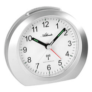 Bonett Vækkeure B:11cm H:10cm Radiostyret, Stigende alarm, Lys, Snooze, BIB 1856 - 19 - Urma.dk