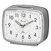 Bonett Vækkeure H:10,5cm B:12cm Glidende sek. viser, Lys, Snooze, KLOKKE BA905G - Urma.dk