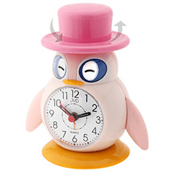 Bonett Vækkeure H:10cm B:11cm Lys, Snooze, Stigende alarm, BIB SR52.2 - Urma.dk