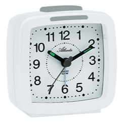 Bonett Vækkeure H:7cm B:7cm Snooze, Lys, BIB 1380 - 0 - Urma.dk