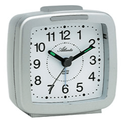 Bonett Vækkeure H:7cm B:7cm Snooze, Lys, BIB 1380 - 19 - Urma.dk
