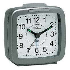 Bonett Vækkeure H:7cm B:7cm Snooze, Lys, BIB 1380 - 4 - Urma.dk