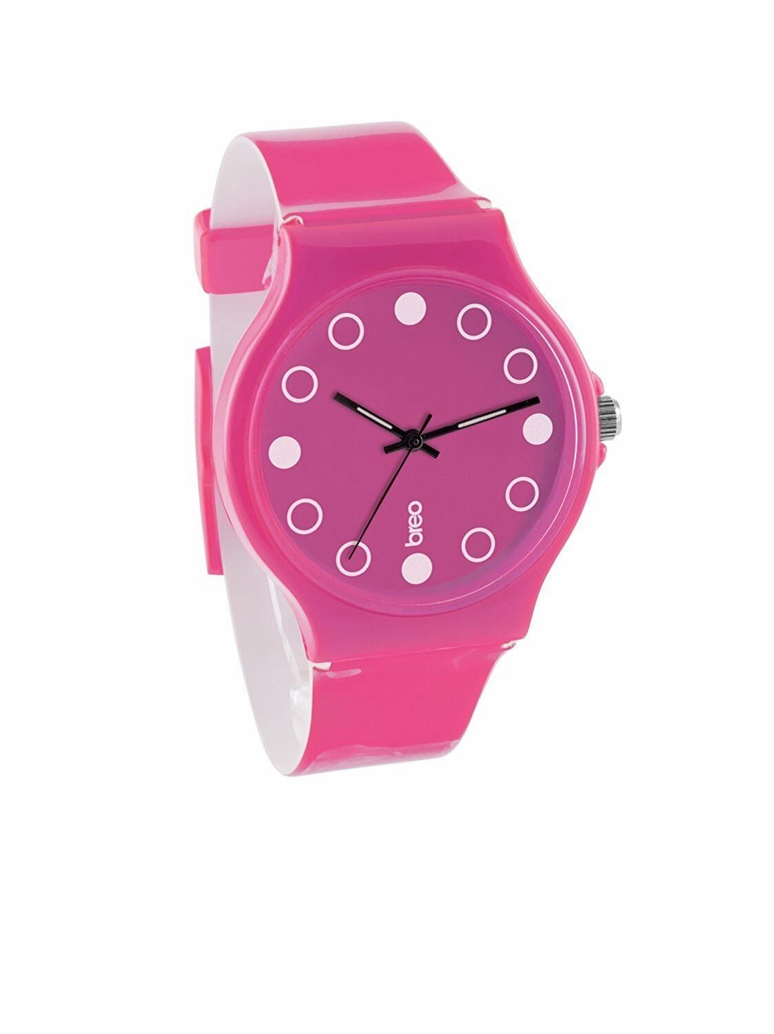 Breo Minas Pink dameur med pink urrem - Urma.dk