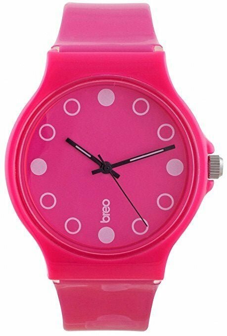 Breo Minas Pink dameur med pink urrem - Urma.dk