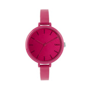 Breo Salta II Fuchsia White dameur med lyserød urrem