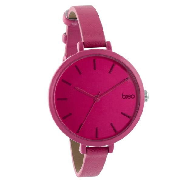 Breo Salta II Fuchsia White dameur med lyserød urrem