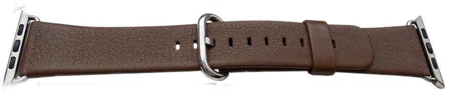 Brun læderrem til iWatch - 42 mm - Urma.dk