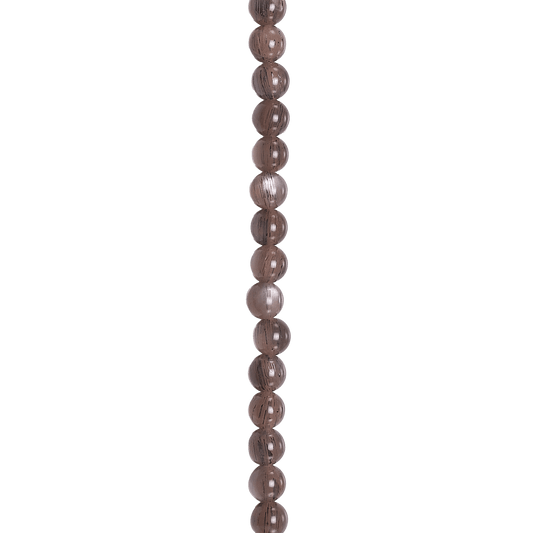 BRUN MÅNESTEN COLLIER 45CM
