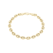 Calabrote armbånd 19 cm, forg sølv