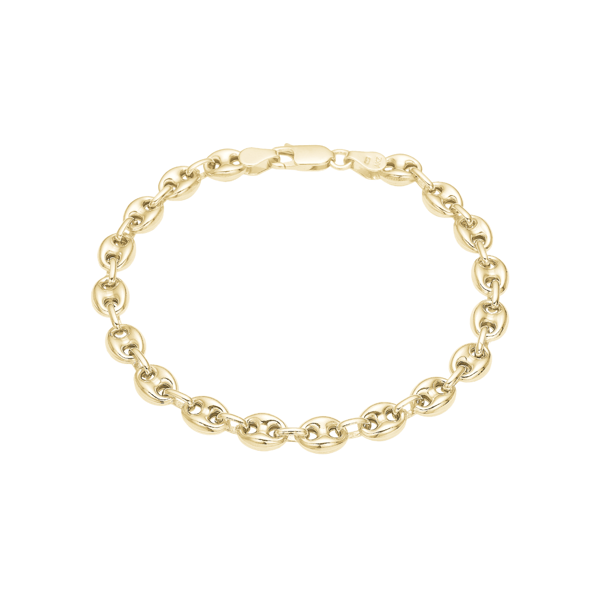 Calabrote armbånd 19 cm, forg sølv - Urma.dk