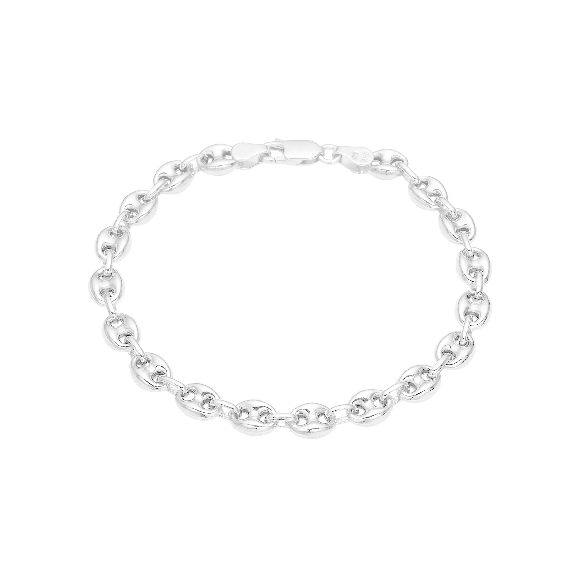 Calabrote armbånd 19 cm, sølv - Urma.dk
