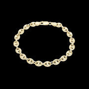 Calabrote sølvforgyldt armbånd 19 cm - Urma.dk