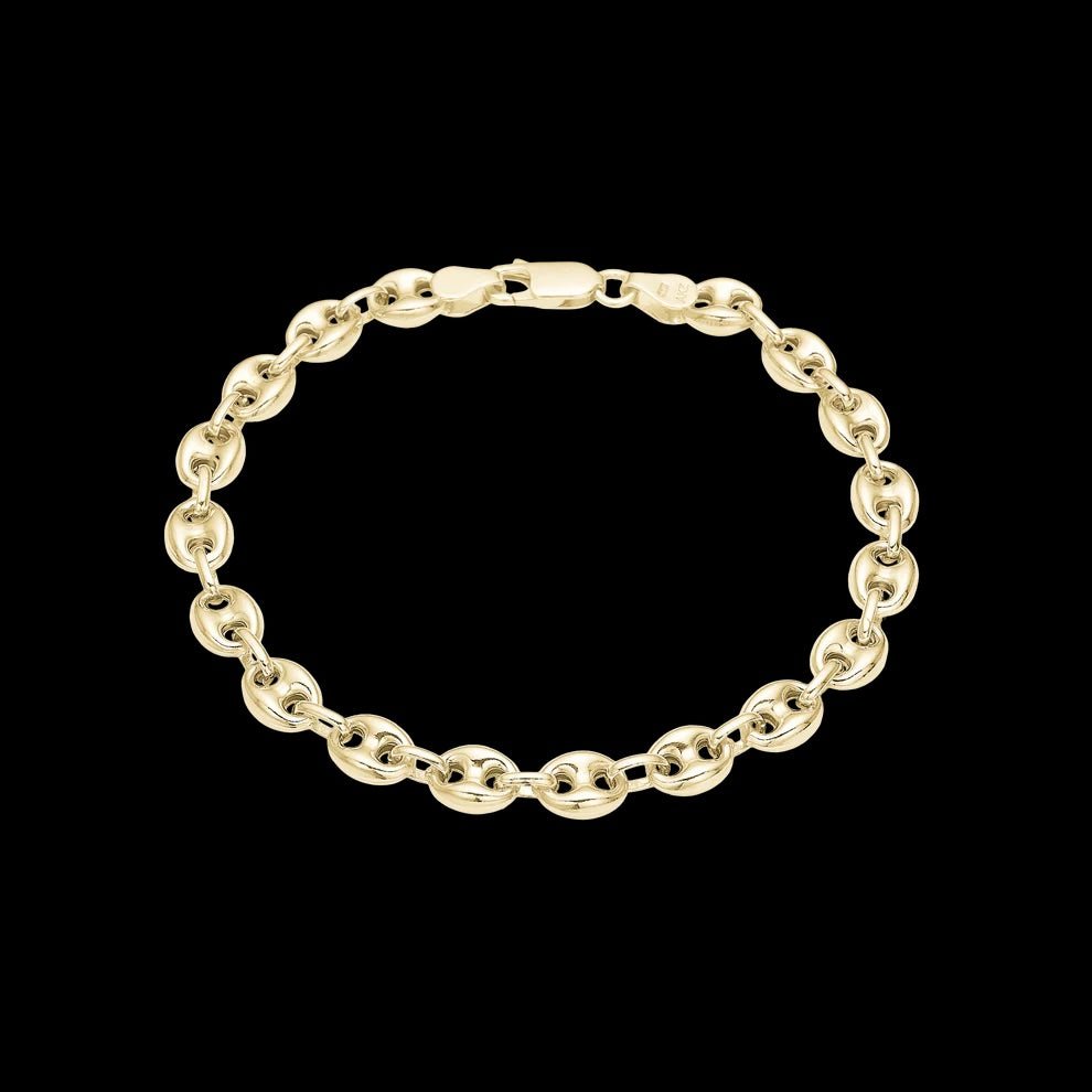 Calabrote sølvforgyldt armbånd 19 cm - Urma.dk