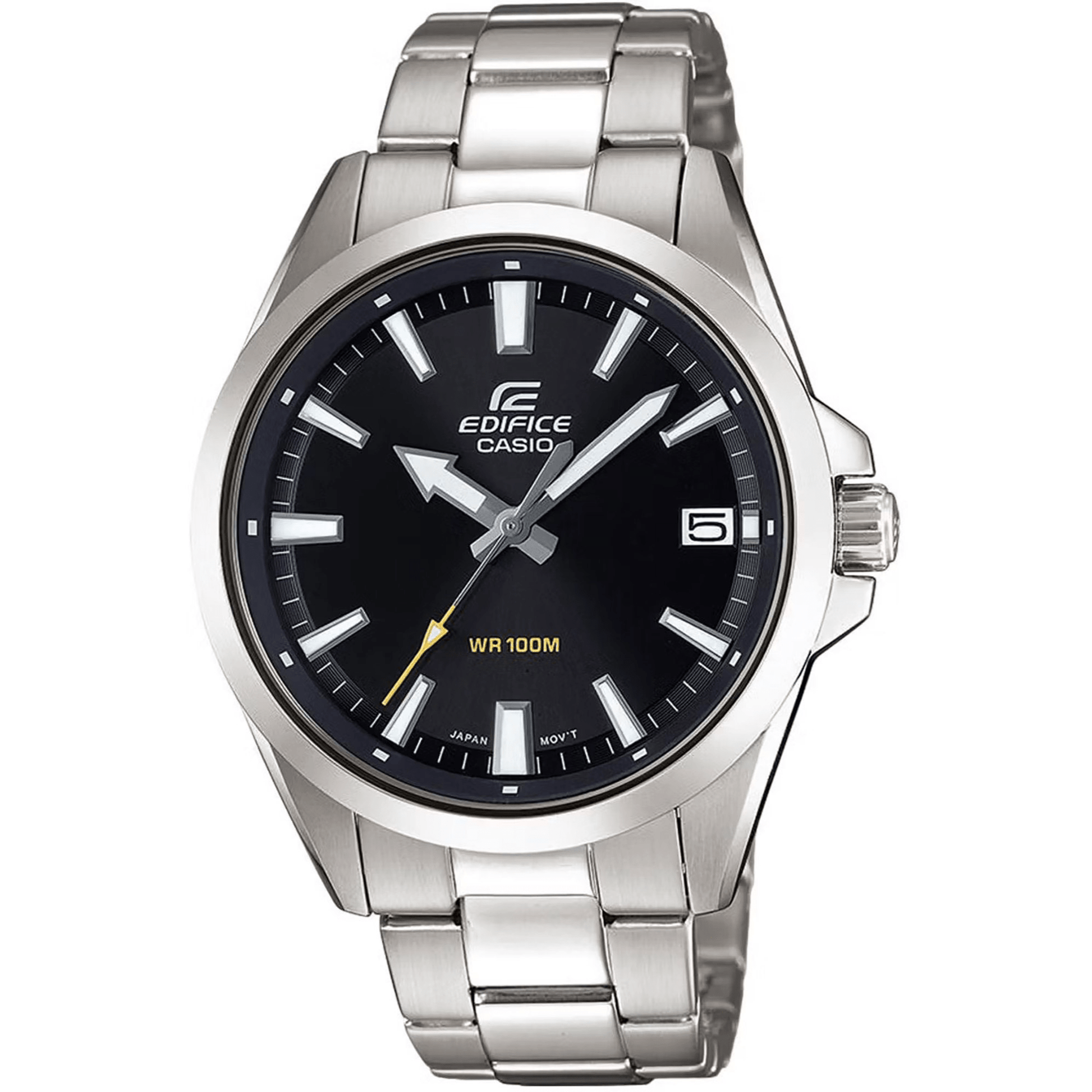 CASIO Edifice - ur – GNT 3H SS BLK - EFV - 100D - 1AVUEF - Urma.dk