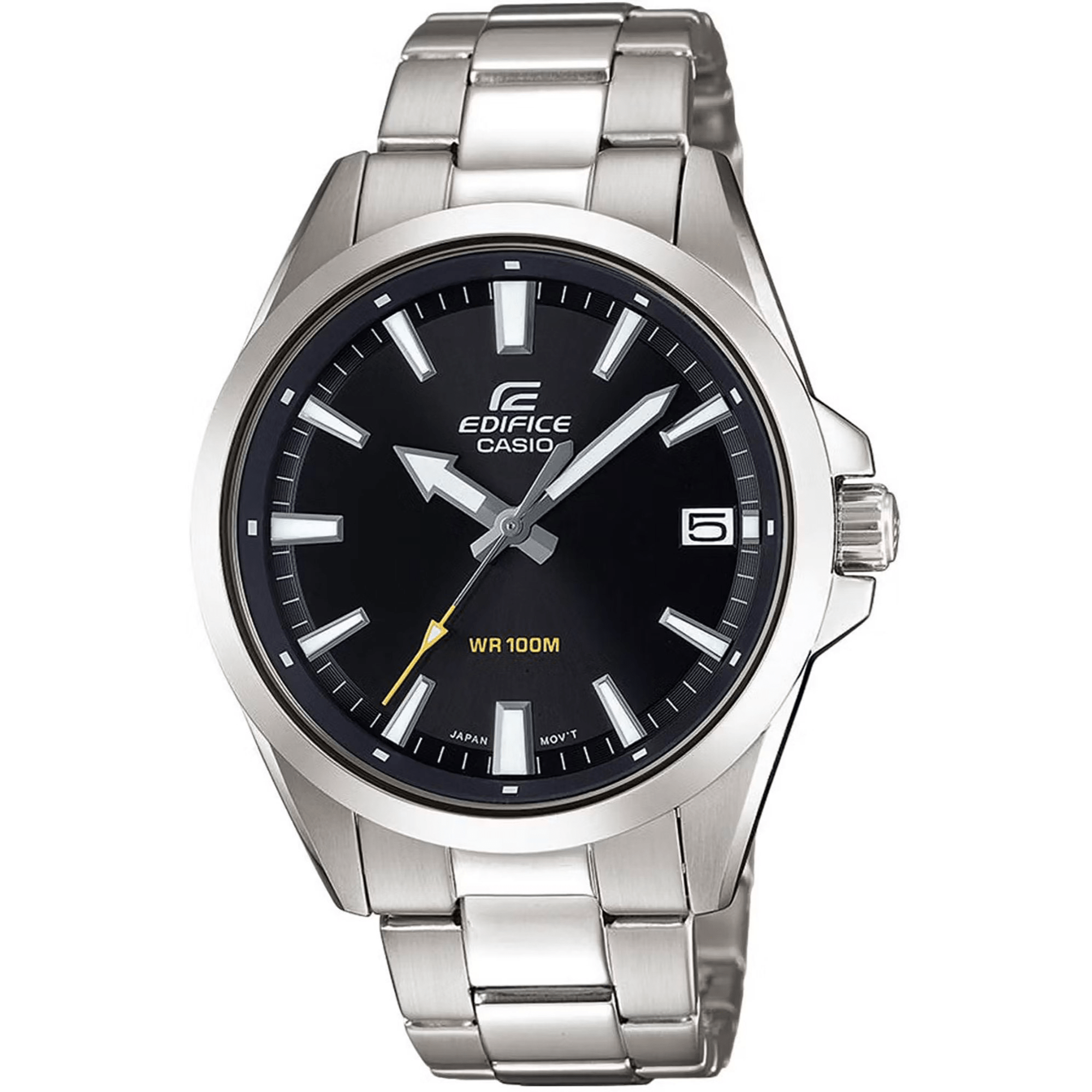 CASIO Edifice - ur – GNT 3H SS BLK - EFV - 100D - 1AVUEF - Urma.dk