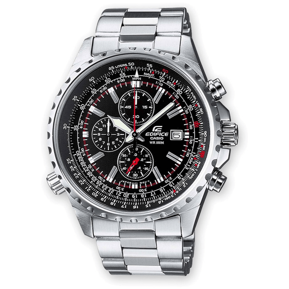 CASIO Edifice - ur – GNT CHR SS BLK - EF - 527D - 1AVEF - Urma.dk