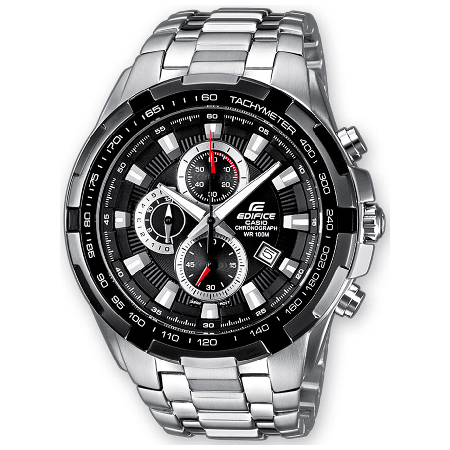 CASIO Edifice - ur – GNT CHR SS BLK - EF - 539D - 1AVEF - Urma.dk