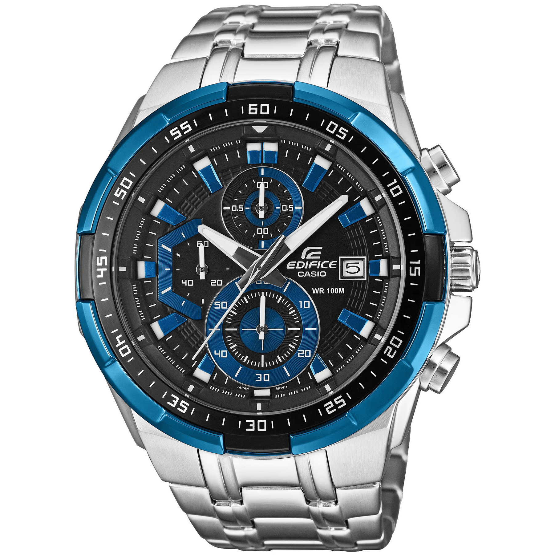 CASIO Edifice - ur – GNT CHR SS BLK - EFR - 539D - 1A2VUEF - Urma.dk