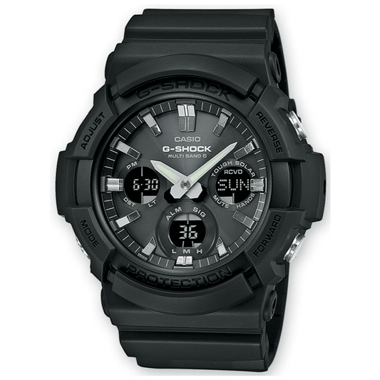 CASIO G - Shock - ur – GNT ANADIG PU BLK - GAW - 100B - 1AER - Urma.dk