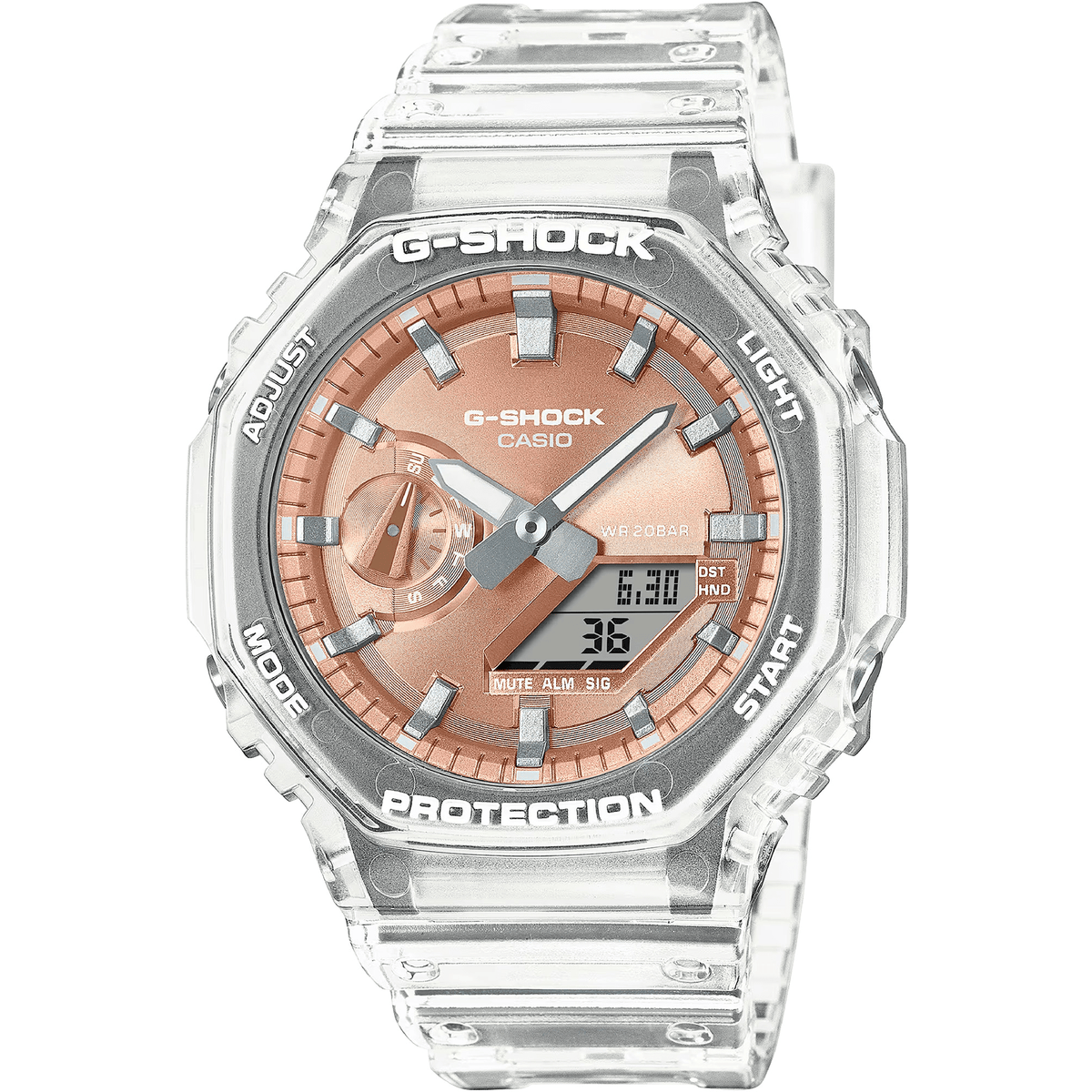 CASIO G - Shock - ur – GNT ANADIG PU BROWN - GA - 2100BM - 7A5ER - Urma.dk